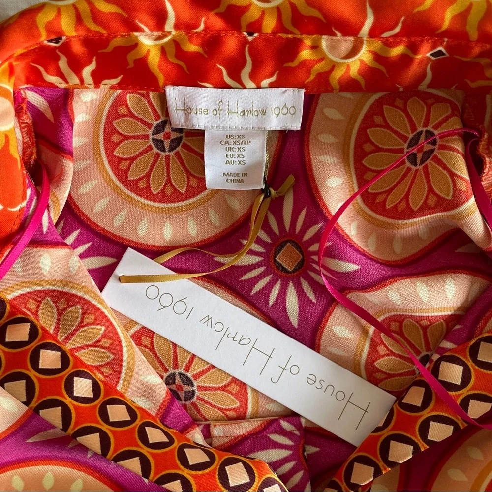 HARLOW 1960 2-piece satin pants set - Picture 8 of 11